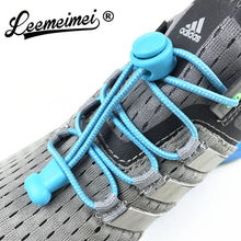 Load image into Gallery viewer, Stretching Lock lace 22 colors a pair Of Locking Shoe Laces Elastic Sneaker Shoelaces Shoestrings Running/Jogging/Triathlon