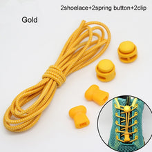 Load image into Gallery viewer, Stretching Lock lace 22 colors a pair Of Locking Shoe Laces Elastic Sneaker Shoelaces Shoestrings Running/Jogging/Triathlon