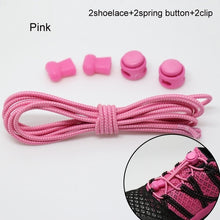 Load image into Gallery viewer, Stretching Lock lace 22 colors a pair Of Locking Shoe Laces Elastic Sneaker Shoelaces Shoestrings Running/Jogging/Triathlon