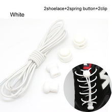 Load image into Gallery viewer, Stretching Lock lace 22 colors a pair Of Locking Shoe Laces Elastic Sneaker Shoelaces Shoestrings Running/Jogging/Triathlon