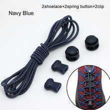 Load image into Gallery viewer, Stretching Lock lace 22 colors a pair Of Locking Shoe Laces Elastic Sneaker Shoelaces Shoestrings Running/Jogging/Triathlon