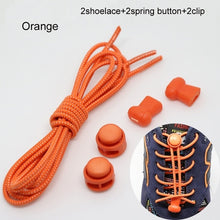 Load image into Gallery viewer, Stretching Lock lace 22 colors a pair Of Locking Shoe Laces Elastic Sneaker Shoelaces Shoestrings Running/Jogging/Triathlon