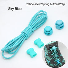 Load image into Gallery viewer, Stretching Lock lace 22 colors a pair Of Locking Shoe Laces Elastic Sneaker Shoelaces Shoestrings Running/Jogging/Triathlon