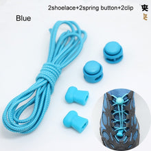 Load image into Gallery viewer, Stretching Lock lace 22 colors a pair Of Locking Shoe Laces Elastic Sneaker Shoelaces Shoestrings Running/Jogging/Triathlon
