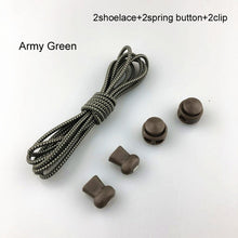 Load image into Gallery viewer, Stretching Lock lace 22 colors a pair Of Locking Shoe Laces Elastic Sneaker Shoelaces Shoestrings Running/Jogging/Triathlon